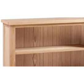 Homestyle GB Moderna Oak Small Bookcase - thumbnail 3