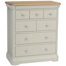 TCH Cromwell 7 Drawer Chest - Oak and Painted - thumbnail 1