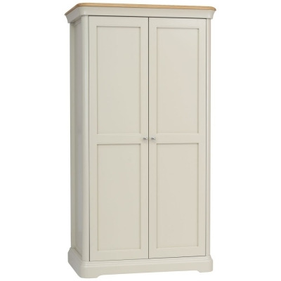 TCH Cromwell 2 Door Wardrobe - Oak and Painted - image 1