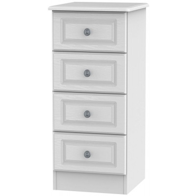 Pembroke 4 Drawer Chest - Comes in White, Cream and High Gloss White Options