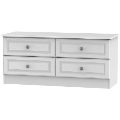 Pembroke 4 Drawer Bed Box - Comes in White, Cream and High Gloss White Options - image 1