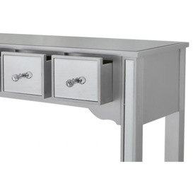 Value Silver Mirrored Console Table - thumbnail 2