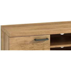 Fusion 2 Door TV Unit - Comes in Oak and Stone Effect Options - thumbnail 2