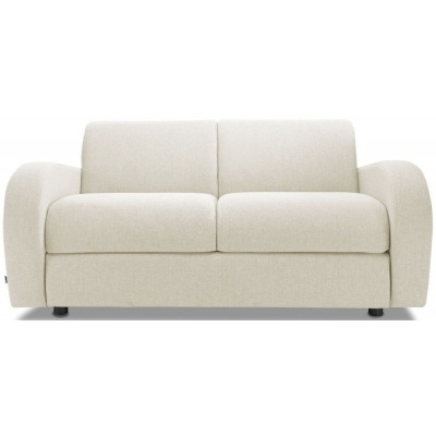 Jay-Be Retro Deep Sprung MattressFabric 2 Seater Sofa Bed - Comes in Cream Fabric, Aubergine Fabric and Berry Fabric - image 1