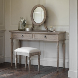 Chester Wooden 2 Drawer Dressing Table - thumbnail 1