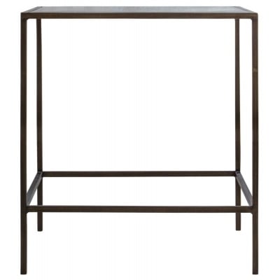 Norwich Glass and Metal Side Table - Comes in Silver and Champagne Options - image 1