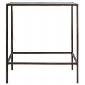 Norwich Glass and Metal Side Table - Comes in Silver and Champagne Options - thumbnail 1
