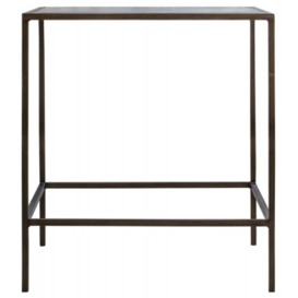 Norwich Glass and Metal Side Table - Comes in Silver and Champagne Options