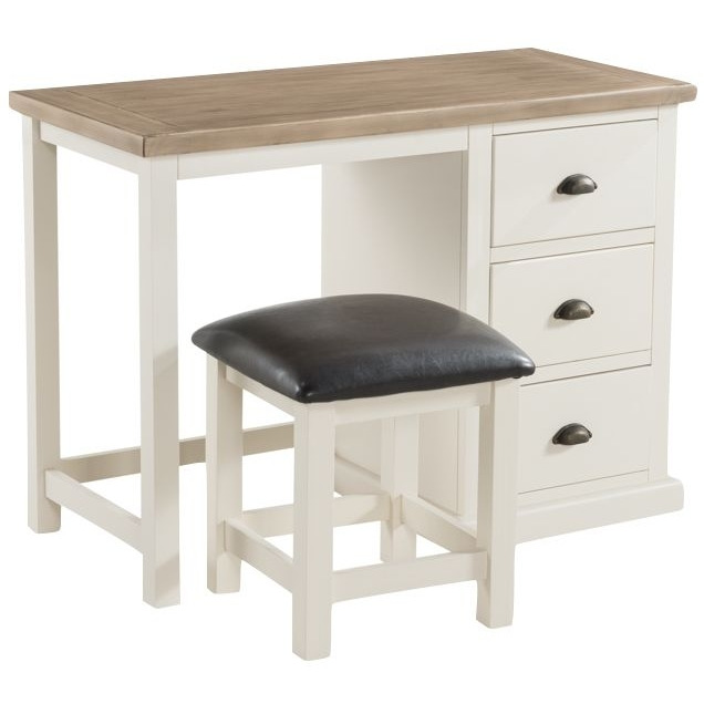 Santorini Stone Painted Dressing Table and Stool - image 1