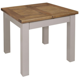 Cotswold Pine Dining Table, Seats 4 to 6 Diners, 90cm to 130cm Extending Square Top
