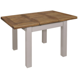 Regatta Grey Painted Pine Dining Table, Seats 4 to 6 Diners, 90cm to 130cm Extending Square Top - thumbnail 2