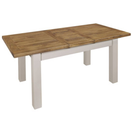 Regatta Grey Painted Pine Dining Table, Seats 4 to 6 Diners, 140cm to 180cm Extending Rectangular Top - thumbnail 2