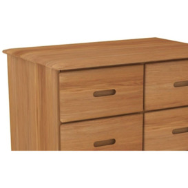 Malmo Oak 4 Over 3 Drawer Tall Chest - thumbnail 2