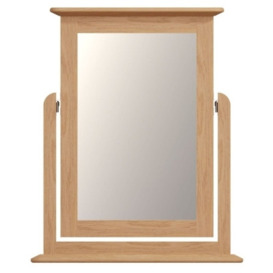Appleby Oak Rectangular Trinket Mirror - 50cm x 60cm - thumbnail 1