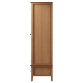 Appleby Oak 2 Door 1 Drawer Wardrobe - thumbnail 3