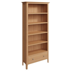 Appleby Oak 1 Drawer Bookcase - thumbnail 3