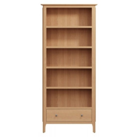Appleby Oak 1 Drawer Bookcase - thumbnail 1