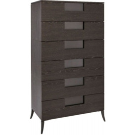 Gillmore Space Fitzroy Charcoal 6 Drawer Wide Chest