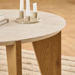 Dockland Coffee Table - Round - Oak - thumbnail 5
