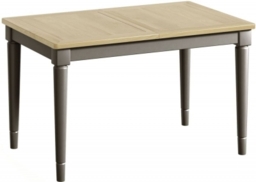 Harmony Grey Painted Pine 4 Seater Extending Dining Table