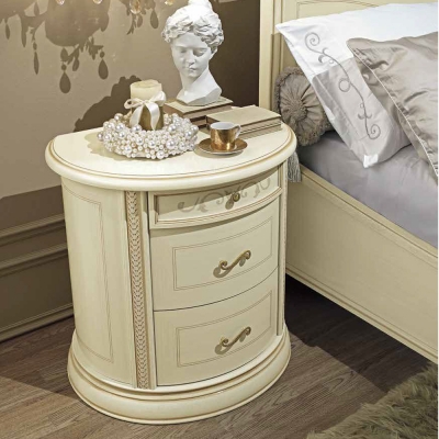 Camel Siena Night Ivory Italian Bedside Cabinet - image 1