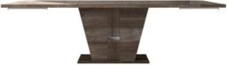 Modern Medea Vintage Oak Italian 8 Seater Pedestal Dining Table