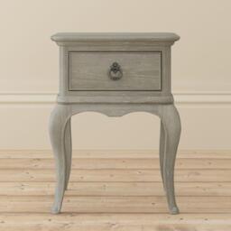 Camille Bedside Table - 1 Drawer - Grey Oak - thumbnail 2