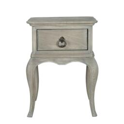 Camille Bedside Table - 1 Drawer - Grey Oak - thumbnail 5
