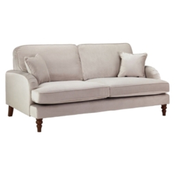 Rupert Beige 3 Seater Sofa - thumbnail 1
