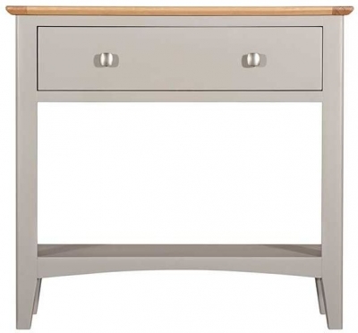Lowell Grey and Oak Console Table with 1 Drawer - image 1