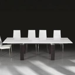 Milano Marble and Wood Extending Dining Table - Variation Available