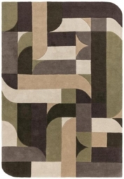 Asiatic Contemporary Design Matrix Klotski 90 Sage Rug - Sizes Available