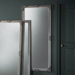 Fiennes Silver Rectangular Leaner Mirror - 70cm x 160cm - thumbnail 2
