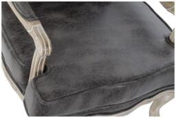 Brown Natural Leather Armchair - thumbnail 5