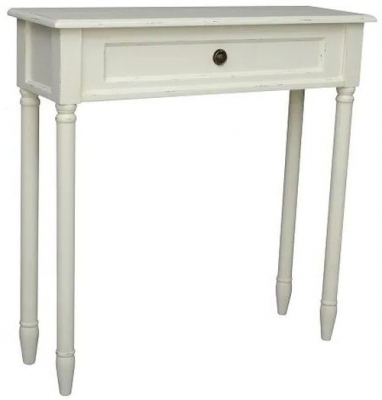 Emily French Off White Large Console Table