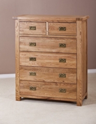 Kent Oak 4+2 Drawer Chest - thumbnail 3