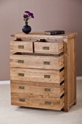 Kent Oak 4+2 Drawer Chest - thumbnail 2