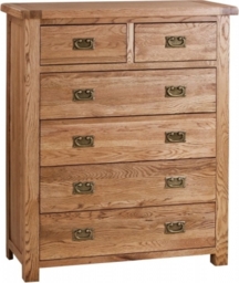 Kent Oak 4+2 Drawer Chest - thumbnail 1