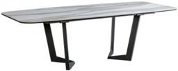 Modum Elite Bianco Antico Italian 8-10 Seater Ceramic Dining Table