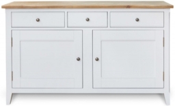 Stafford Grey Painted 2 Door 3 Drawer Sideboard - thumbnail 1