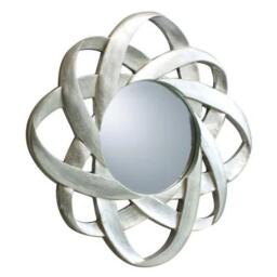 Clearance - Constellation Silver Round Mirror - A242