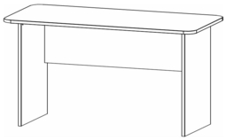 Rauch Home Office Alpine White Desk - thumbnail 2