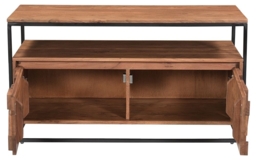 Axis Acacia Wood 103cm TV Unit - Geomatric - thumbnail 2