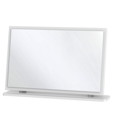 Knightsbridge Large Mirror - White High Gloss