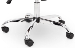 Gio Ivory Faux Leather Office Chair - thumbnail 3