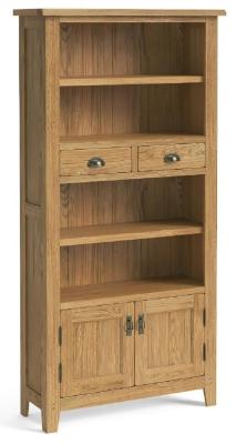 Burford Oak Display Bookcase - image 1