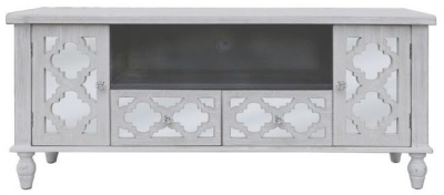 Hampton Beach Mirrored Entertainment Unit