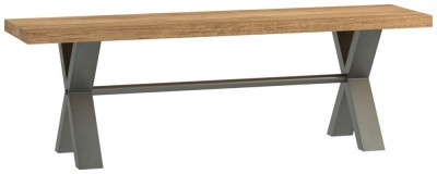 Fusion Oak 140cm Bench - image 1