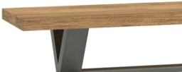 Fusion Oak 140cm Bench - thumbnail 2