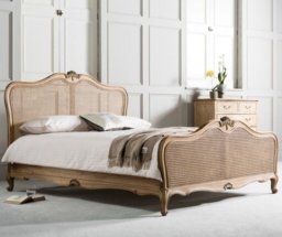 Chic Weathered Cane 6ft Queen Size Bed - thumbnail 2